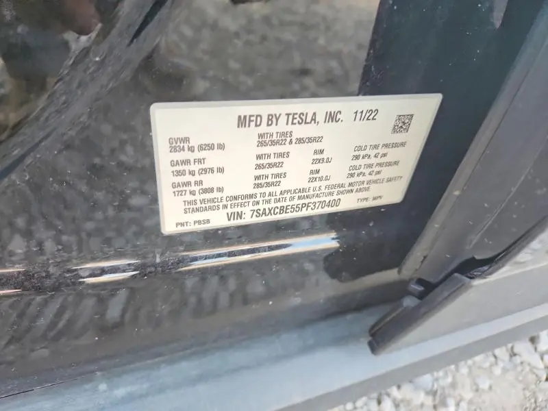2023 TESLA MODEL X   