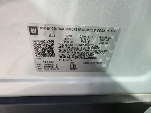 2019 GMC TERRAIN SLE  