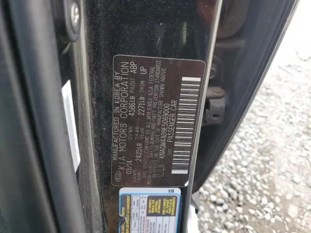 2014 KIA OPTIMA HYBRID  