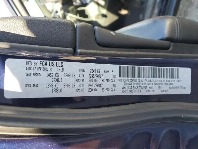 2018 JEEP GRAND CHEROKEE LAREDO  