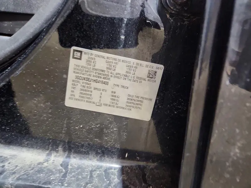 2017 CHEVROLET SILVERADO K1500 LTZ  