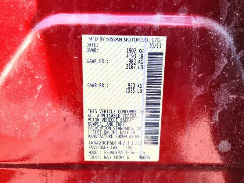 2013 NISSAN LEAF S  