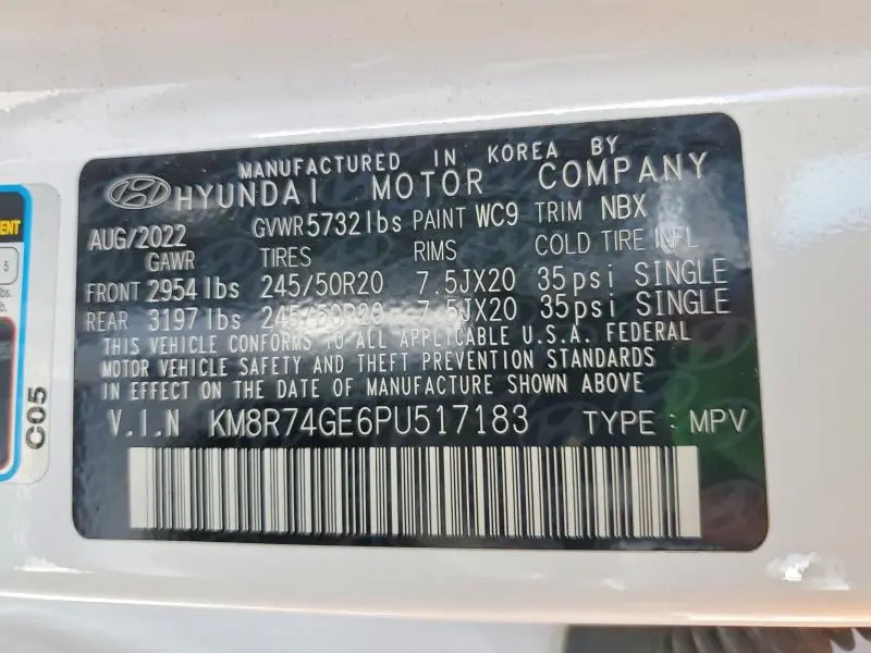 2023 HYUNDAI PALISADE CALLIGRAPHY  