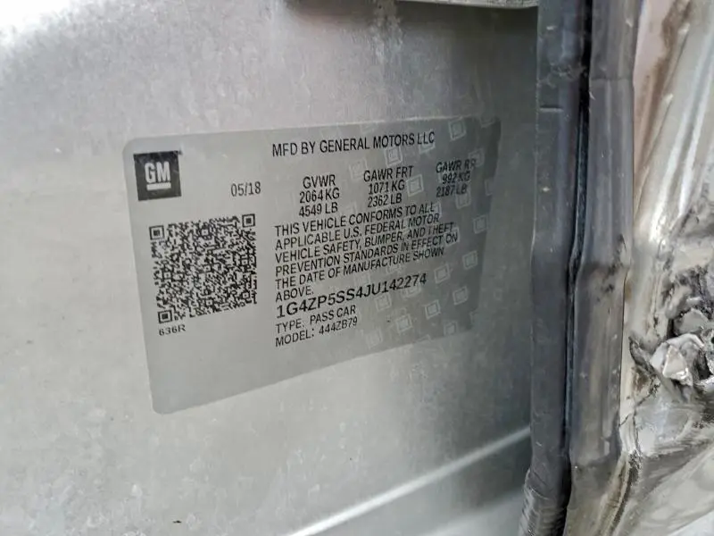 2018 BUICK LACROSSE ESSENCE  