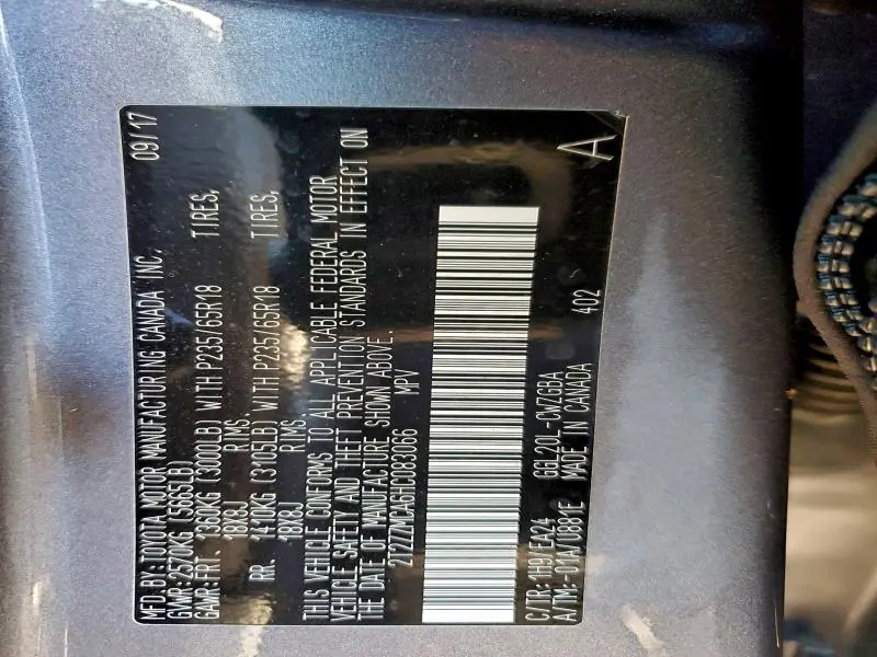 2017 LEXUS RX 350 BASE  