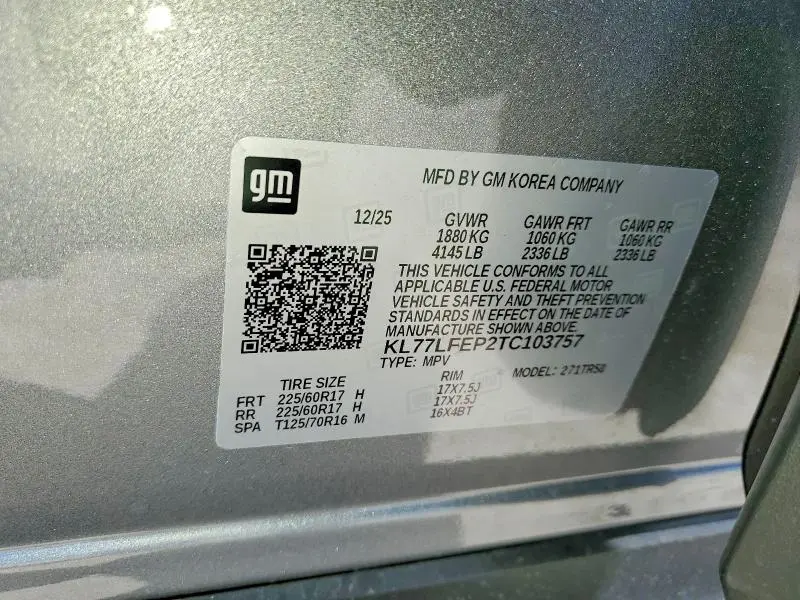 2026 CHEVROLET TRAX LS  
