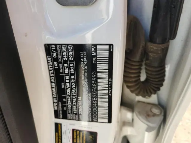 2019 MERCEDES-BENZ GLC 300 4MATIC  