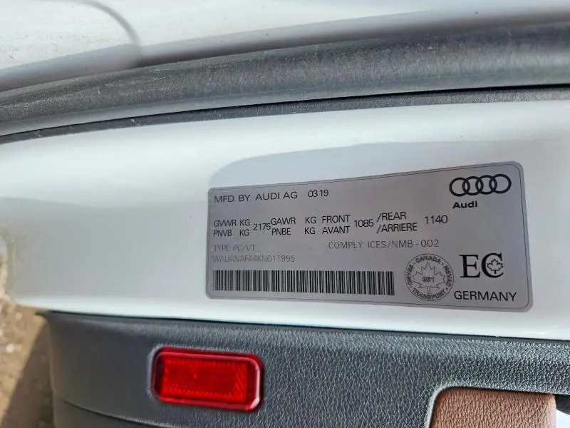 2019 AUDI A4 KOMFORT  