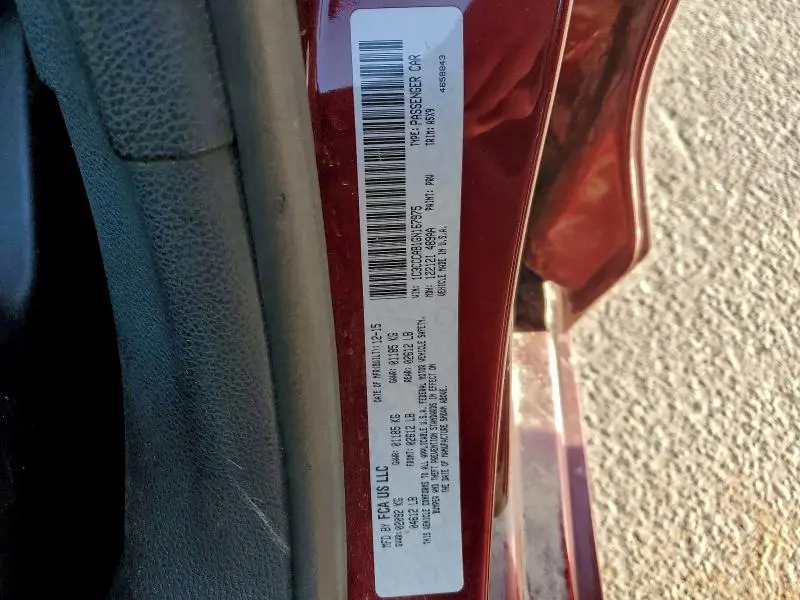 2016 CHRYSLER 200 LIMITED  