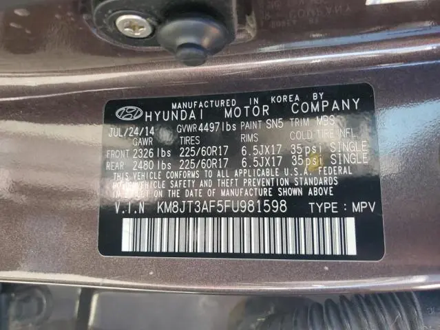 2015 HYUNDAI TUCSON GLS  