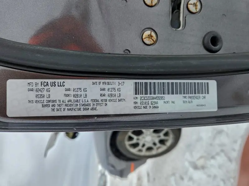 2017 DODGE CHALLENGER GT  