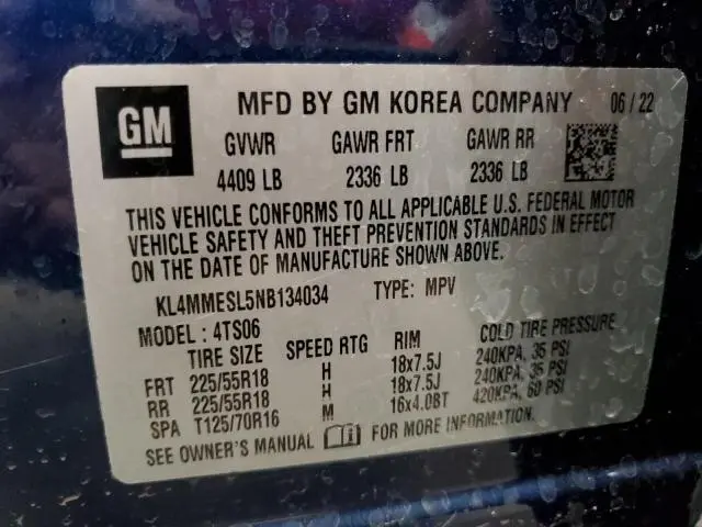 2022 BUICK ENCORE GX SELECT