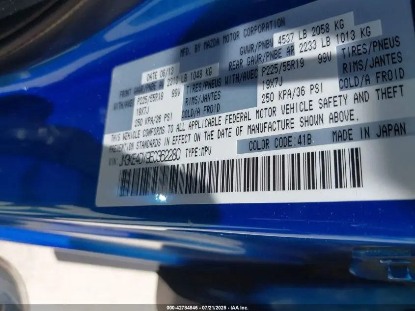 2014 MAZDA CX-5 GRAND TOURING