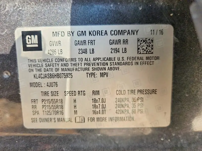 2017 BUICK ENCORE PREFERRED  