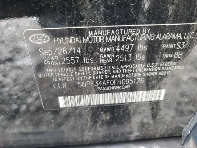 2015 HYUNDAI SONATA SPORT  