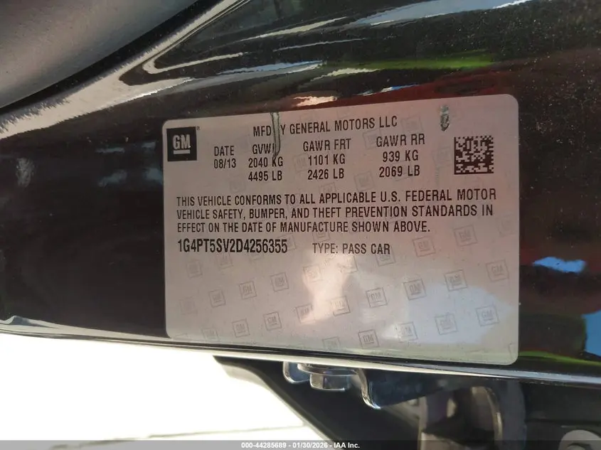 2013 BUICK VERANO PREMIUM GROUP
