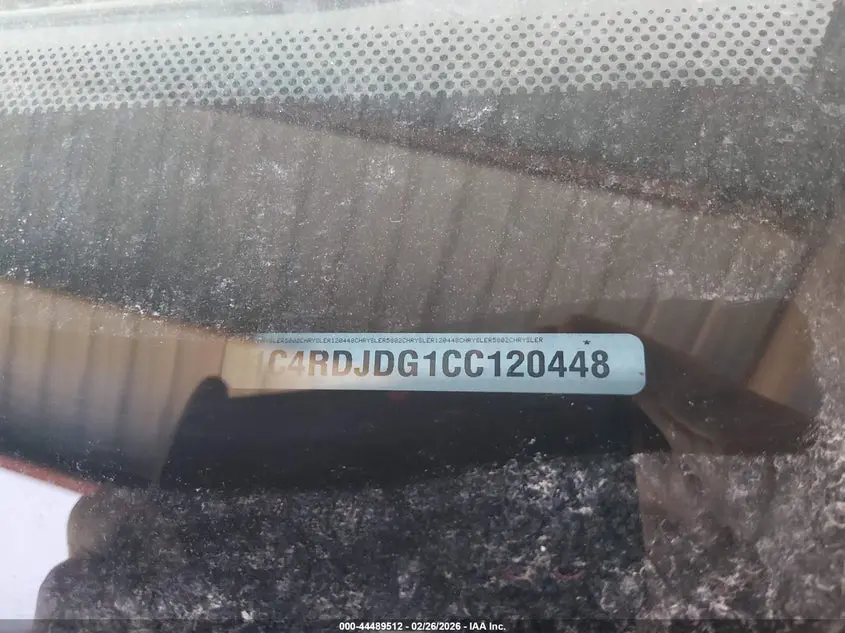 2012 DODGE DURANGO CREW