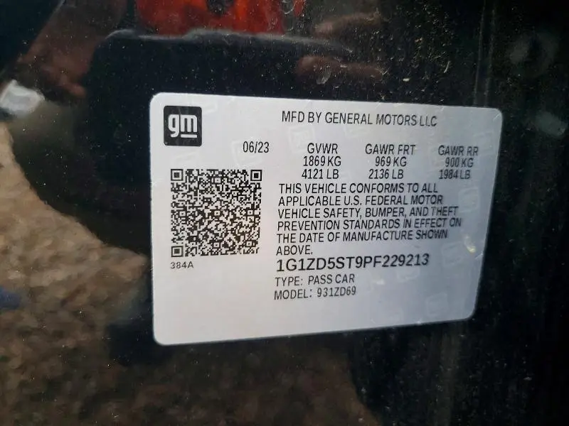 2023 CHEVROLET MALIBU LT  