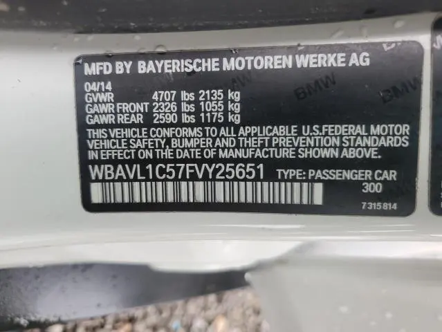2015 BMW X1 XDRIVE28I