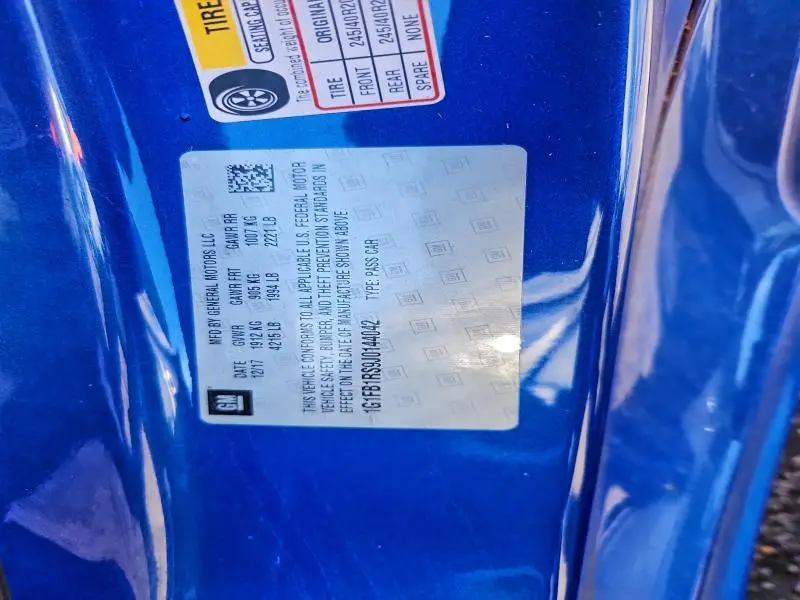 2018 CHEVROLET CAMARO LT  