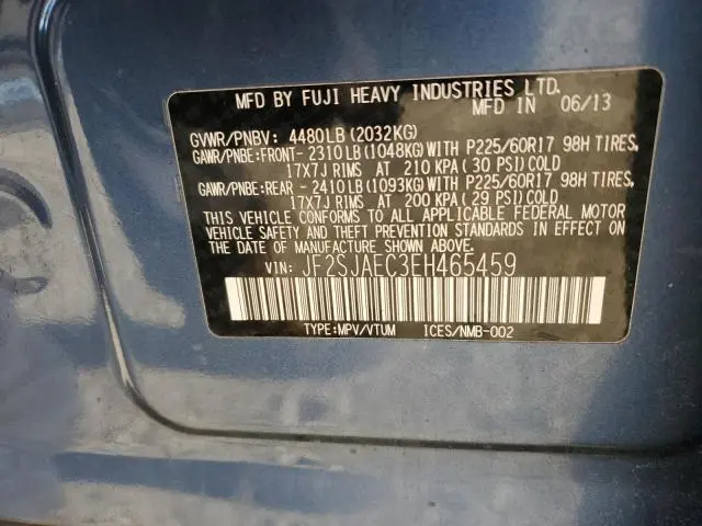 2014 SUBARU FORESTER 2.5I PREMIUM  