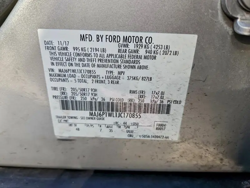 2018 FORD ECOSPORT TITANIUM  