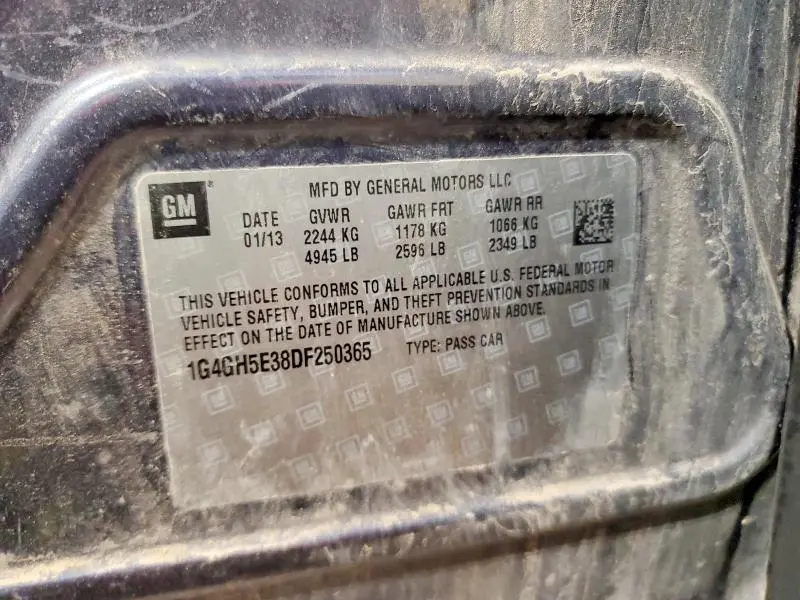 2013 BUICK LACROSSE PREMIUM  