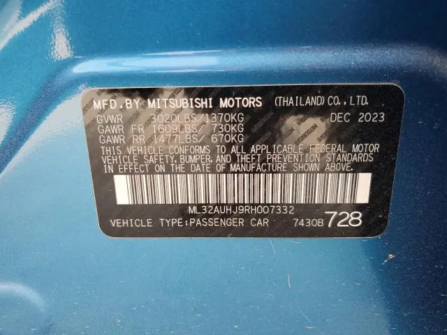 2024 MITSUBISHI MIRAGE ES