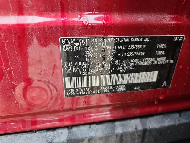 2020 TOYOTA RAV4 XLE PREMIUM  