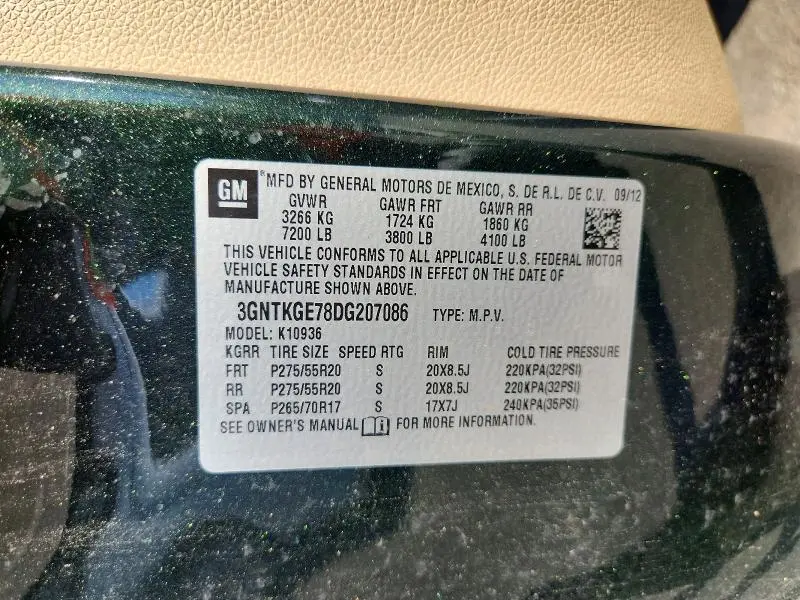 2013 CHEVROLET AVALANCHE LTZ  