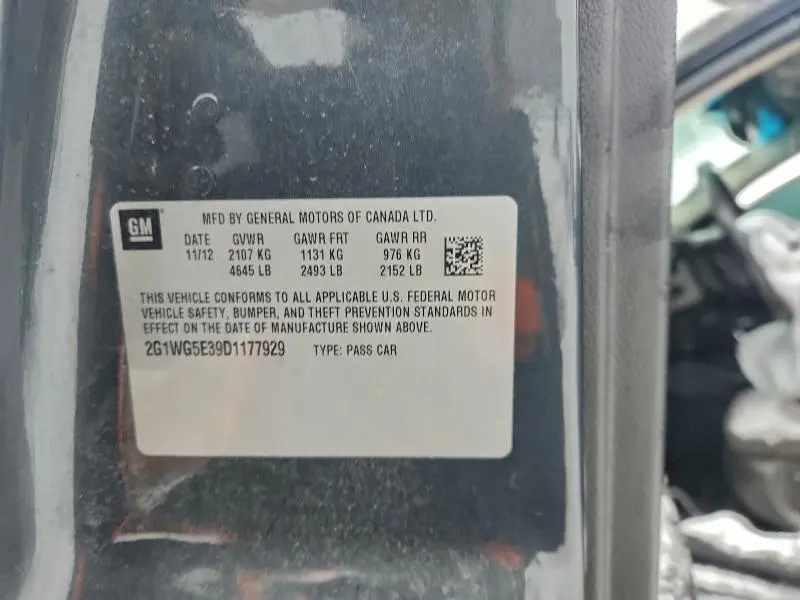 2013 CHEVROLET IMPALA LT  