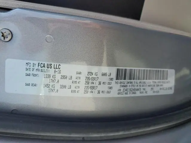 2017 CHRYSLER PACIFICA TOURING L  