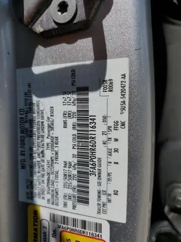 2013 FORD FUSION SE  