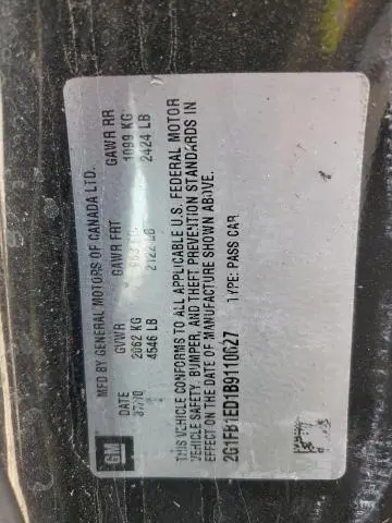 2011 CHEVROLET CAMARO LT  