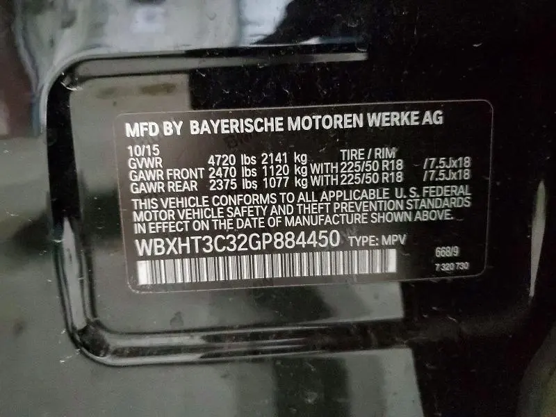 2016 BMW X1 XDRIVE28I  