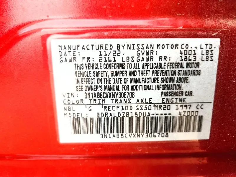 2022 NISSAN SENTRA SV  