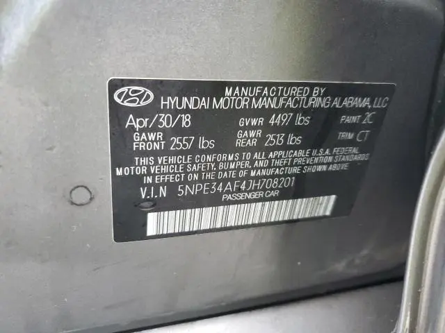 2018 HYUNDAI SONATA SPORT