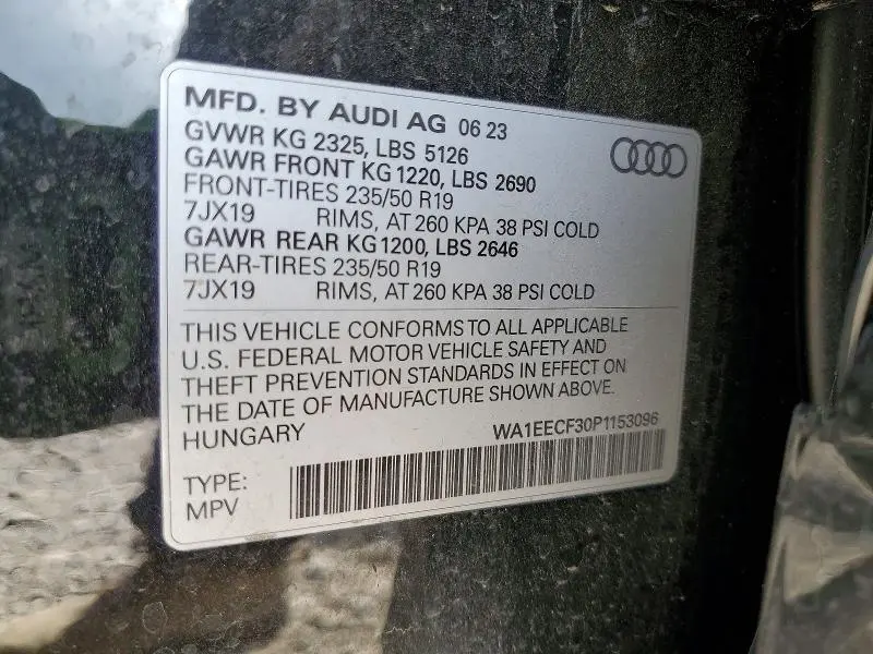 2023 AUDI Q3 PREMIUM PLUS S LINE 45  