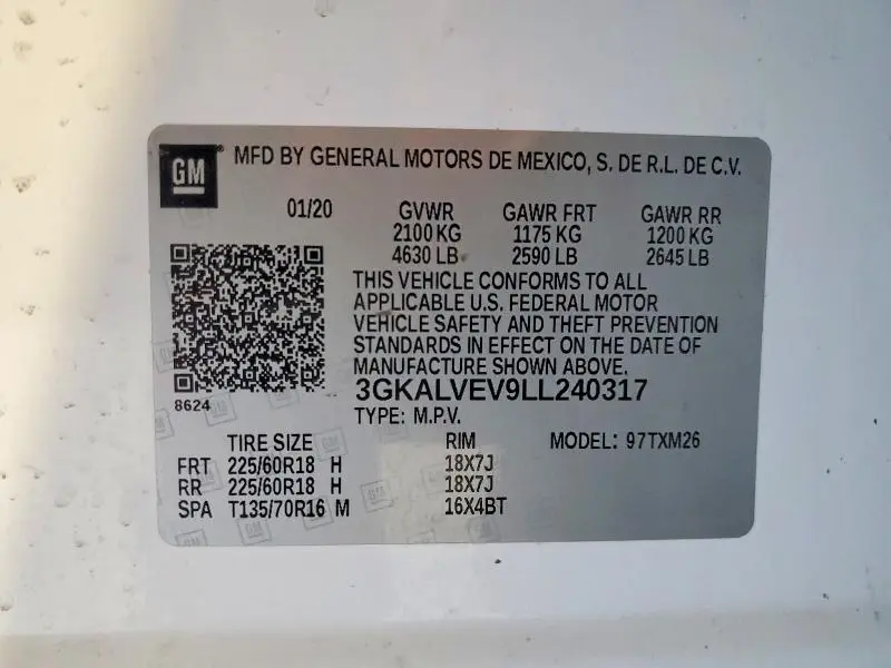 2020 GMC TERRAIN SLT  