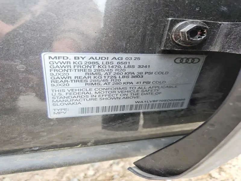 2025 AUDI Q7   