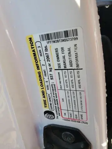 2019 FORD F250 SUPER DUTY  