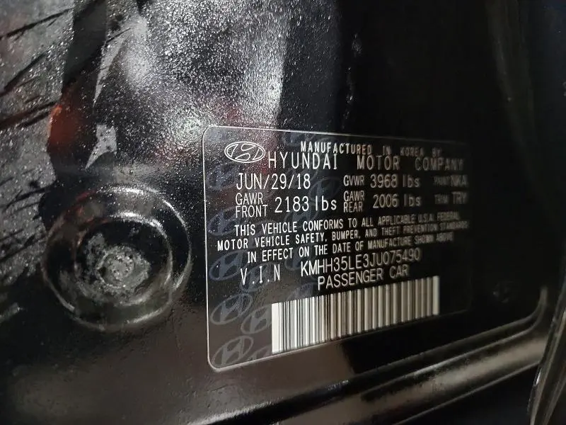 2018 HYUNDAI ELANTRA GT   