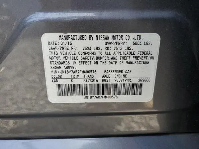 2015 INFINITI Q50 BASE  