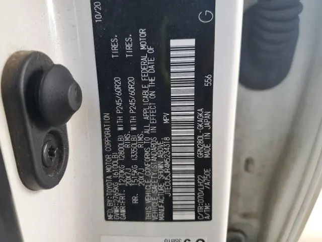 2021 TOYOTA 4RUNNER NIGHT SHADE  