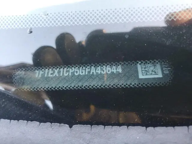 2016 FORD F150 SUPER CAB  