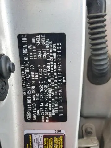 2011 KIA SORENTO BASE  