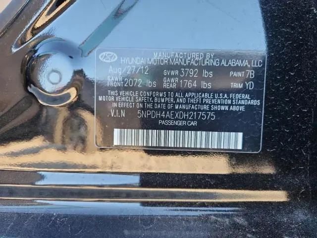 2013 HYUNDAI ELANTRA GLS  