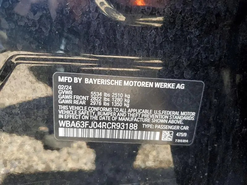 2024 BMW 540 XI  