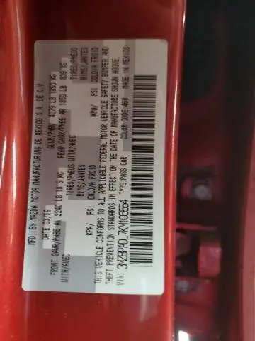 2019 MAZDA 3 PREFERRED  