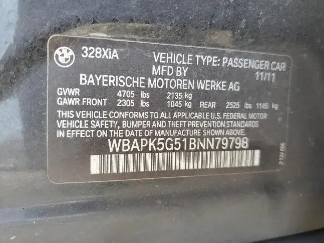 2011 BMW 328 XI SULEV